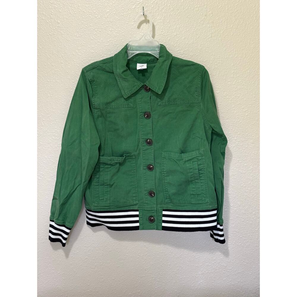Women’s Cabi Mod Bomber Jacket Spring 2021 Style #5852 Preppy Stretch B91, M